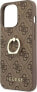 Фото #6 товара Guess Guess GUHCP13L4GMRBR iPhone 13 Pro / 13 6,1" brązowy/brown hardcase 4G with ring stand