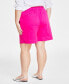 Фото #4 товара Trendy Plus Size High-Rise Pull-On Chino Shorts, Created for Macy's