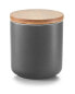 Фото #2 товара Хранение продуктов Zeller современная керамическая баночка для специй с бамбуковой крышкой 200 мл