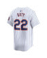 Фото #2 товара Men's Brett Baty White New York Mets Home Limited Player Jersey