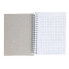 LIDERPAPEL Spiral notebook twelfth pocket smart soft cover 80h 60gr square 4 mm