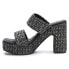 Фото #3 товара BEACH by Matisse Gem Platform Block Heels Womens Black Dress Sandals GEM-997
