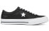 Кеды Converse One Star 163385C кожаные низкие черно-белые 36 - фото #3