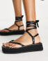 Фото #1 товара ASOS DESIGN Joanna flatform espadrilles in black