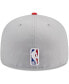 ფოტო #2 პროდუქტის Men's Gray, Red Houston Rockets Tip-Off Two-Tone 59FIFTY Fitted Hat