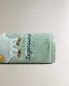 Children’s velour dinosaur bath towel