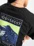 The North Face Faces Everest back print boyfriend fit t-shirt in black