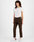 ფოტო #3 პროდუქტის Women's Hampton Straight-Leg Cuffed Pants