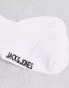 Фото #4 товара Jack & Jones trainer socks 5 pack in white