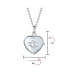 ფოტო #5 პროდუქტის Dainty Irish Religious Heart BFF Celtic Holding Hands Claddagh Locket Women Teens Necklace Photo Holder Keep Sake Pictures Frame.925 Sterling Silver