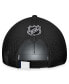 ფოტო #2 პროდუქტის Men's Gray, Black Washington Capitals Authentic Pro Home Ice Trucker Adjustable Hat