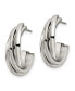 Stainless Steel Polished Hoop Earrings