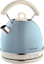 Фото #1 товара Электрический чайник Ariete ARI-2877, 1.7 л - 2000 Вт, бежево-синий, индикатор уровня воды, без шнура