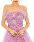 Фото #3 товара Women's Strapless Glitter Tulle Gown