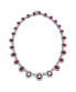 Фото #1 товара Подвеска Bling Jewelry винтажный стиль королевское овальное гало AAA CZ Statement воротник из кубического циркония для женщин