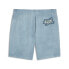 Фото #2 товара Puma Mercedes Amg Petronas F1 Crew Logo Shorts Mens Blue Casual Athletic Bottoms