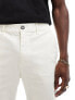 ASOS DESIGN 2 pack skinny chinos in off white and charcoal