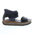 Фото #1 товара Think! Zega 80381-09 Womens Black Leather Hook & Loop Strap Sandals Shoes 36