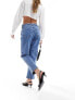 New Look straight leg jeans in blue 34 - фото #9