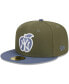 Фото #5 товара Men's Olive, Blue New York Yankees 59FIFTY Fitted Hat