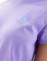 Фото #3 товара Polo Ralph Lauren t-shirt with logo in purple