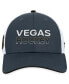 ფოტო #2 პროდუქტის Men's Charcoal Vegas Golden Knights Authentic Pro Rink Trucker Adjustable Hat