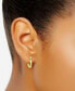ფოტო #4 პროდუქტის Heart Huggie Hoop Earrings, xmm, Created for Macy's