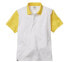 Bonobos Fielder Polo Shirt Men's Large White/Yellow Short Sleeve Cotton Outdoor