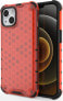 Фото #3 товара Hurtel Honeycomb etui pancerny pokrowiec z żelową ramką iPhone 13 czerwony