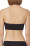 Cabana 294485 Cotton Seamless Strapless Bandeau Black Size S