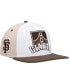 ფოტო #1 პროდუქტის Men's White, Brown San Francisco Giants Chocolate Ice Cream Drip Snapback Hat