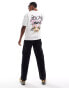 Фото #4 товара ASOS DESIGN oversized t-shirt with front and back Y2K print