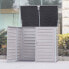 GARDIUN Soften II 1170L Outdoor Storage Resin Deck Box