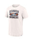 Фото #2 товара Men's White Denver Broncos Act Fast T-shirt
