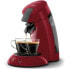 Фото #1 товара Philips HD6553/81 SENSEO ORIGINAL Kaffeepadmaschine, Aroma Booster, Crema Pus, 1 oder 2 Tassen, Rot