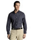 ფოტო #1 პროდუქტის Men's Slim Fit Button-Down Collar Non-Iron Stretch Poplin Check Shirt