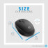 Фото #7 товара HP Dual Mode Black Mouse 300 - Right-hand - Optical - RF Wireless - 3600 DPI - Black