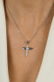 Фото #2 товара Charming gold-plated pendant with zircons Angel cross PT67Y