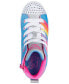 Фото #9 товара Little Girl's Twinkle Toes: Twinkle Hearts - Heart Pop Light Up Casual Sneakers from Finish Line
