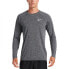 ფოტო #1 პროდუქტის NIKE SWIM Heather long sleeve T-shirt