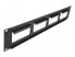 Фото #3 товара Delock 81378 - Black - Metal - 2U - 482.6 mm - 87 mm - 13.1 mm