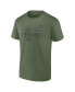 Фото #2 товара Men's Olive Oklahoma State Cowboys OHT Military-Inspired Appreciation Stencil T-shirt