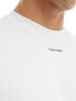 Фото #7 товара Calvin Klein nano logo interlock t-shirt in white