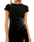 ფოტო #3 პროდუქტის Women's Ieena Slit Gown with Side Beaded Detail