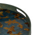 Фото #6 товара Поднос для закусок Синий Позолоченный PVC Стеклянный Рыбы 42 x 42 x 4,2 cm (2 штук) BB Home Crystal Fish 42 x 42 x 4,2 см (2 шт)
