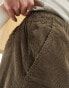 Фото #3 товара Hollister slim fit corduroy pull on trousers in brown