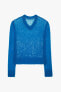 Фото #6 товара Open-knit wool blend sweater - limited edition