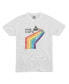 ფოტო #1 პროდუქტის Men's and Women's White Pink Floyd Vintage Fade T-Shirt