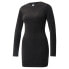 Фото #6 товара Puma Iconic T7 Fitted Long Sleeve T-Shirt Dress Womens Black Casual 533302-01