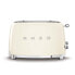 SMEG toaster TSF01CREU (Cream) - 2 slice(s) - Cream - Steel - Buttons - Level - Rotary - China - 950 W